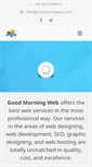 Mobile Screenshot of goodmorningweb.com